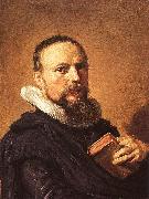 Portrait of Samuel Ampzing Frans Hals